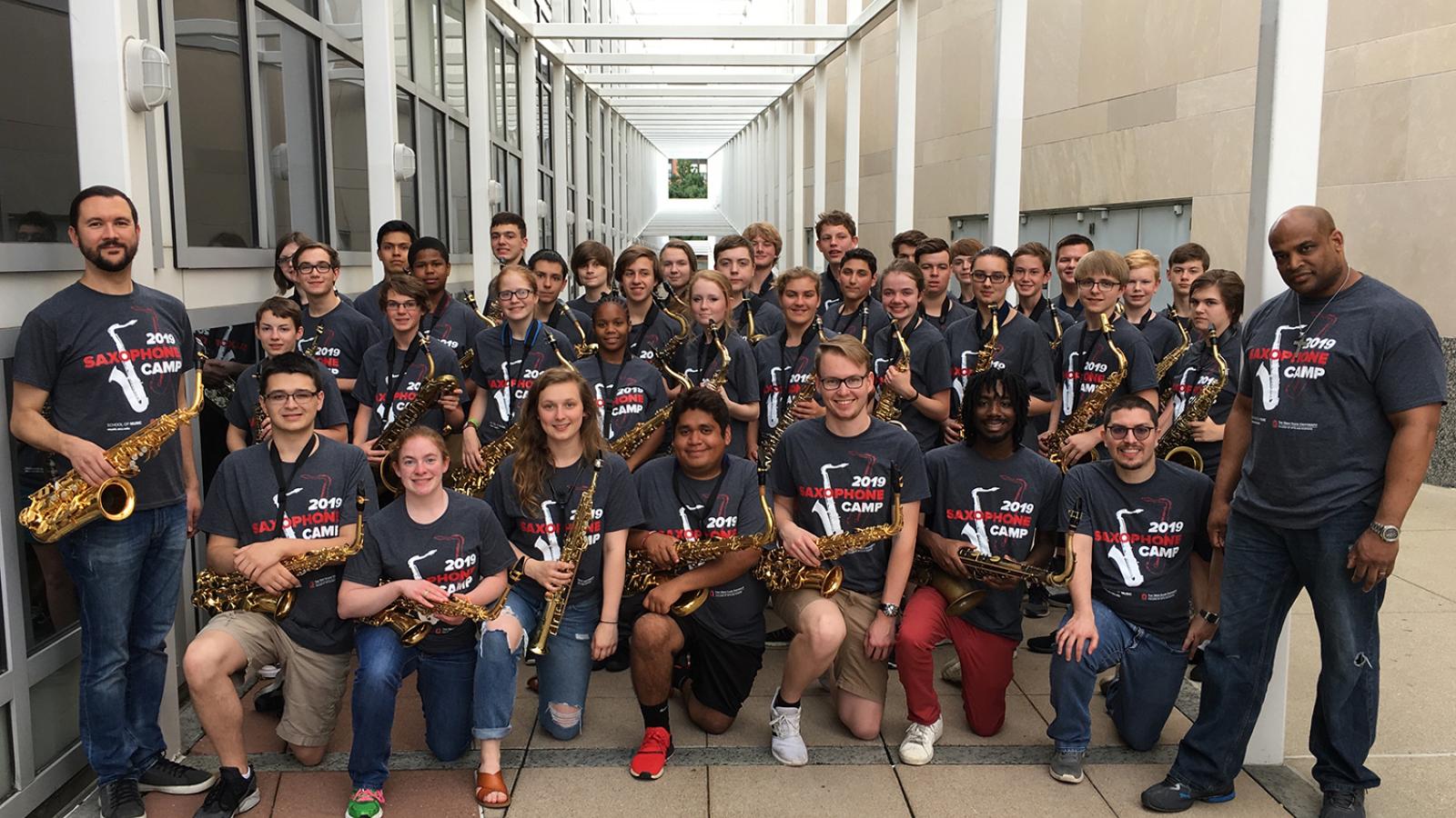 Saxophone Camp 2024 School of Music